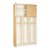 84" H Three-Wide Double-Tier Lockers without Doors - Shown in Maple